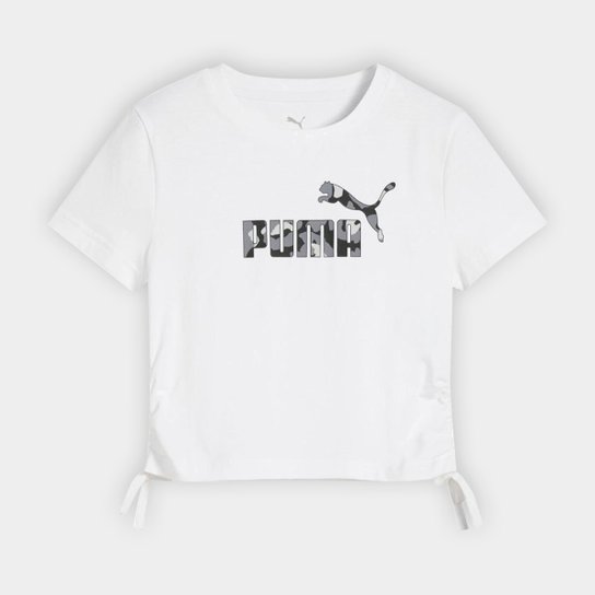Camiseta Puma Essentials Animal Logo Knotted Infantil