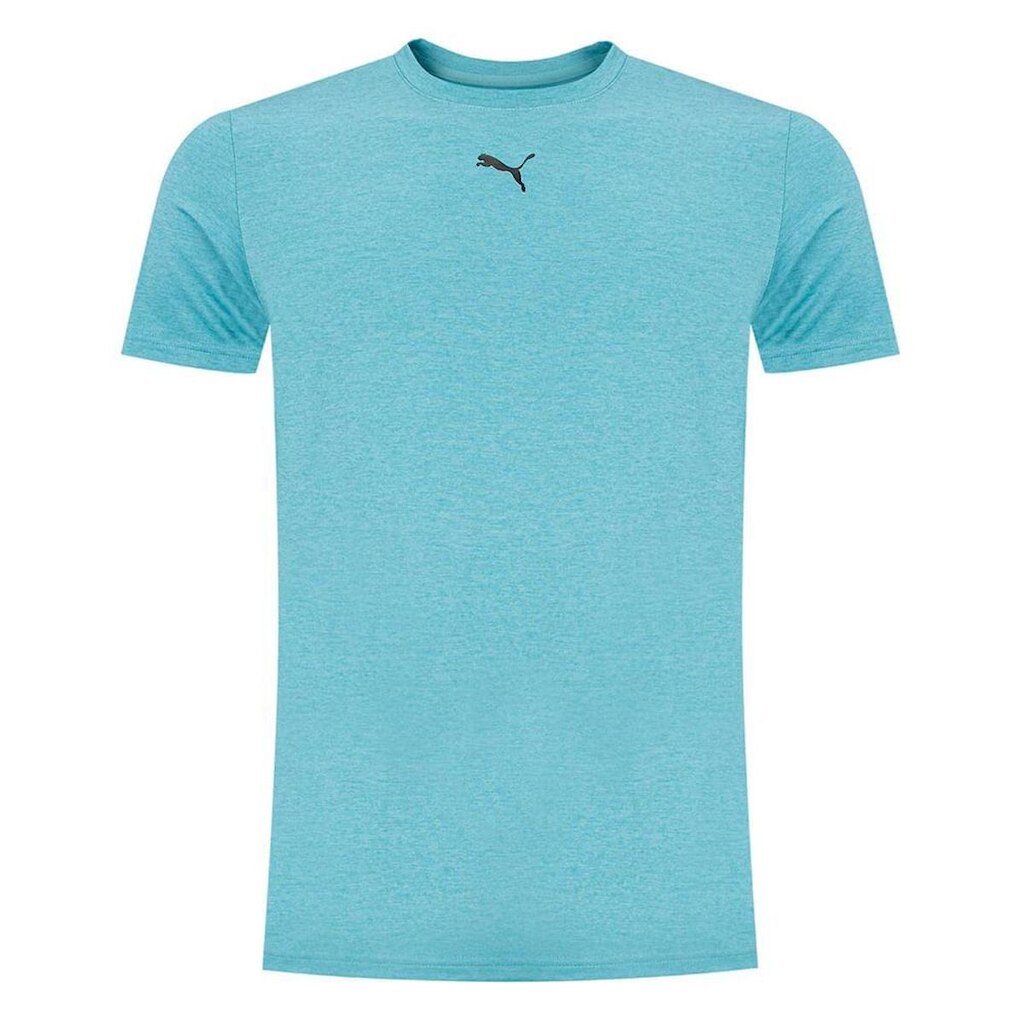 CAMISETA PUMA ESSENTIALS HEATHER CAT MASCULINO - AZUL CLARO GGG