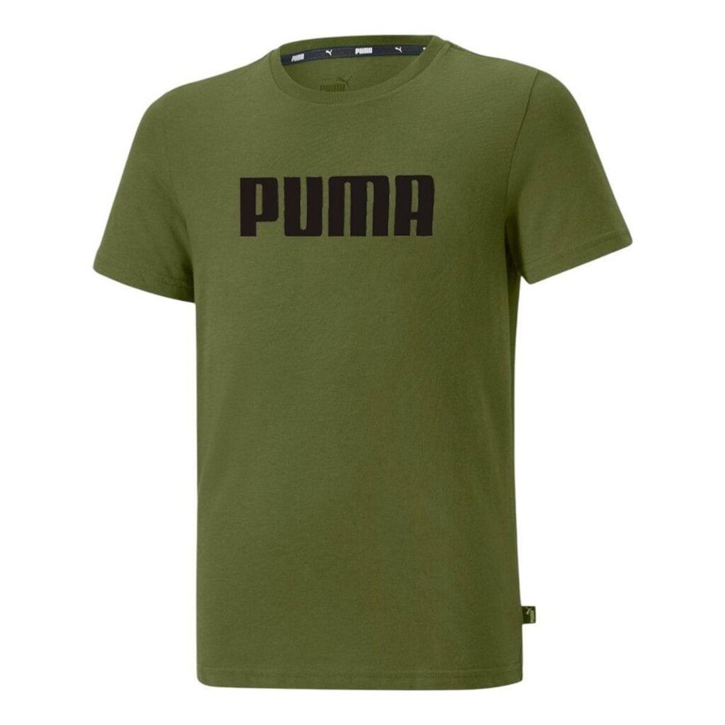 Camiseta Puma Essentials Juvenil Menino - Verde 14