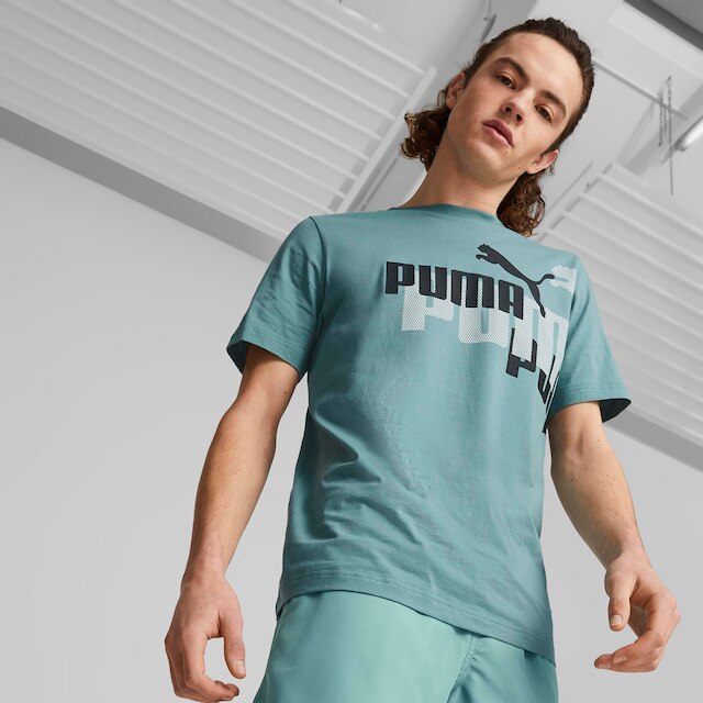Camiseta Puma Essentials+ Logo Power - Cinza Menor preço em Camiseta Puma Essentials+ Logo Power - Cinza