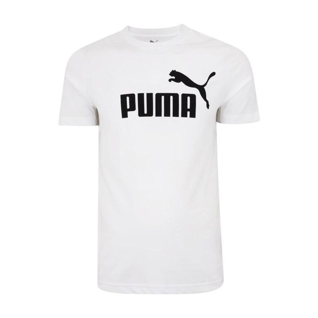 Camiseta Puma Essentials NO. 1 Logo Infantil - Branco 15-16