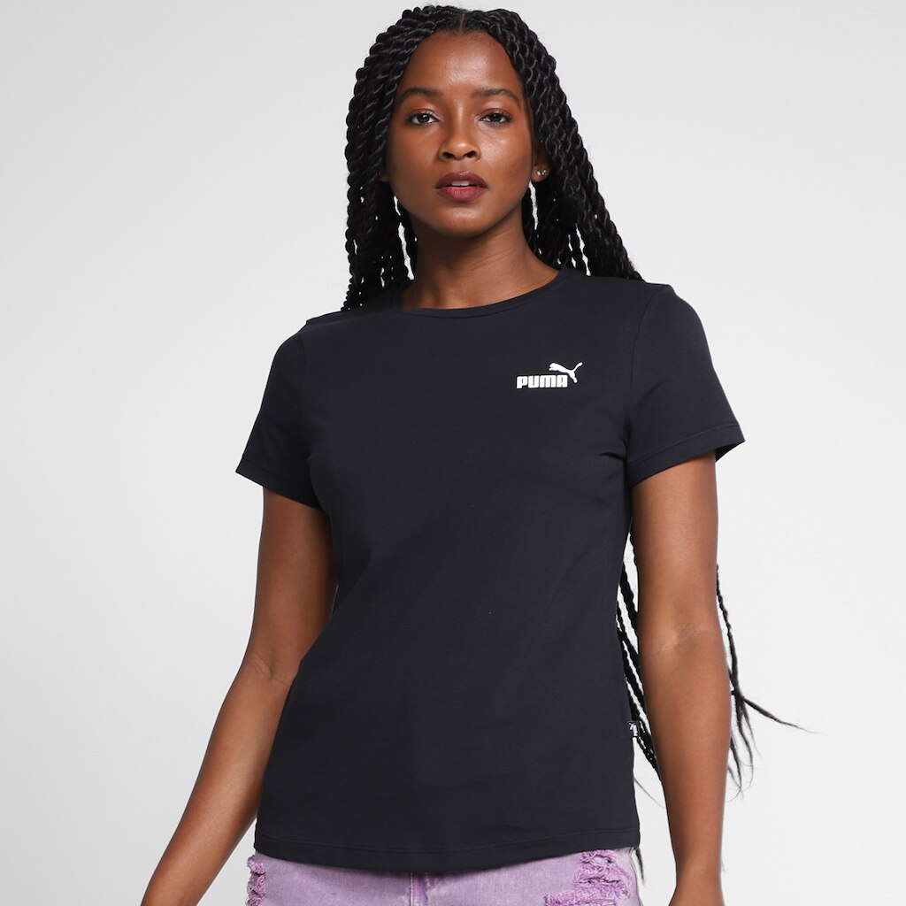Camiseta Puma Essentials Small Logo Feminina