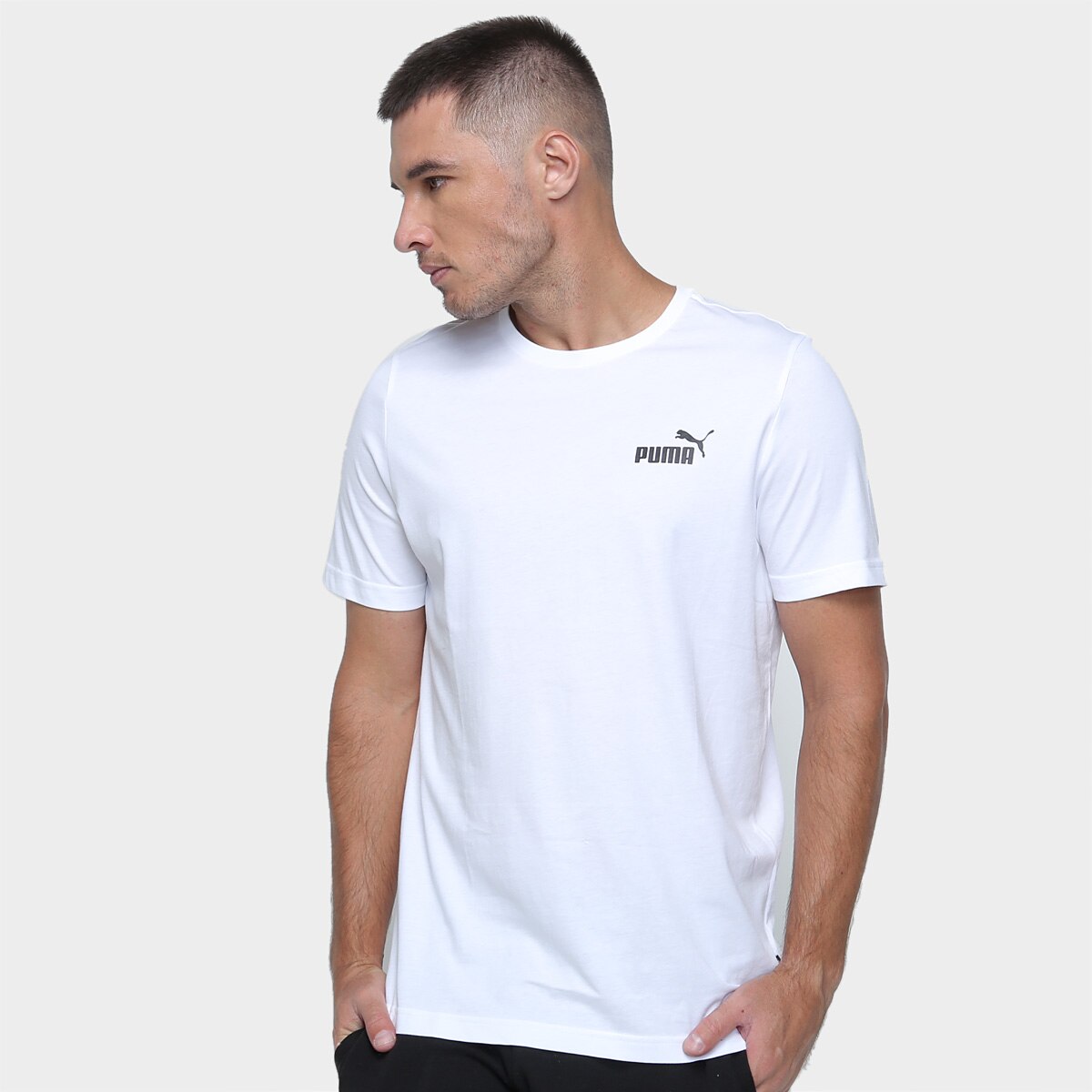 Camiseta Puma Essentials Small Logo Masculina - Main Image