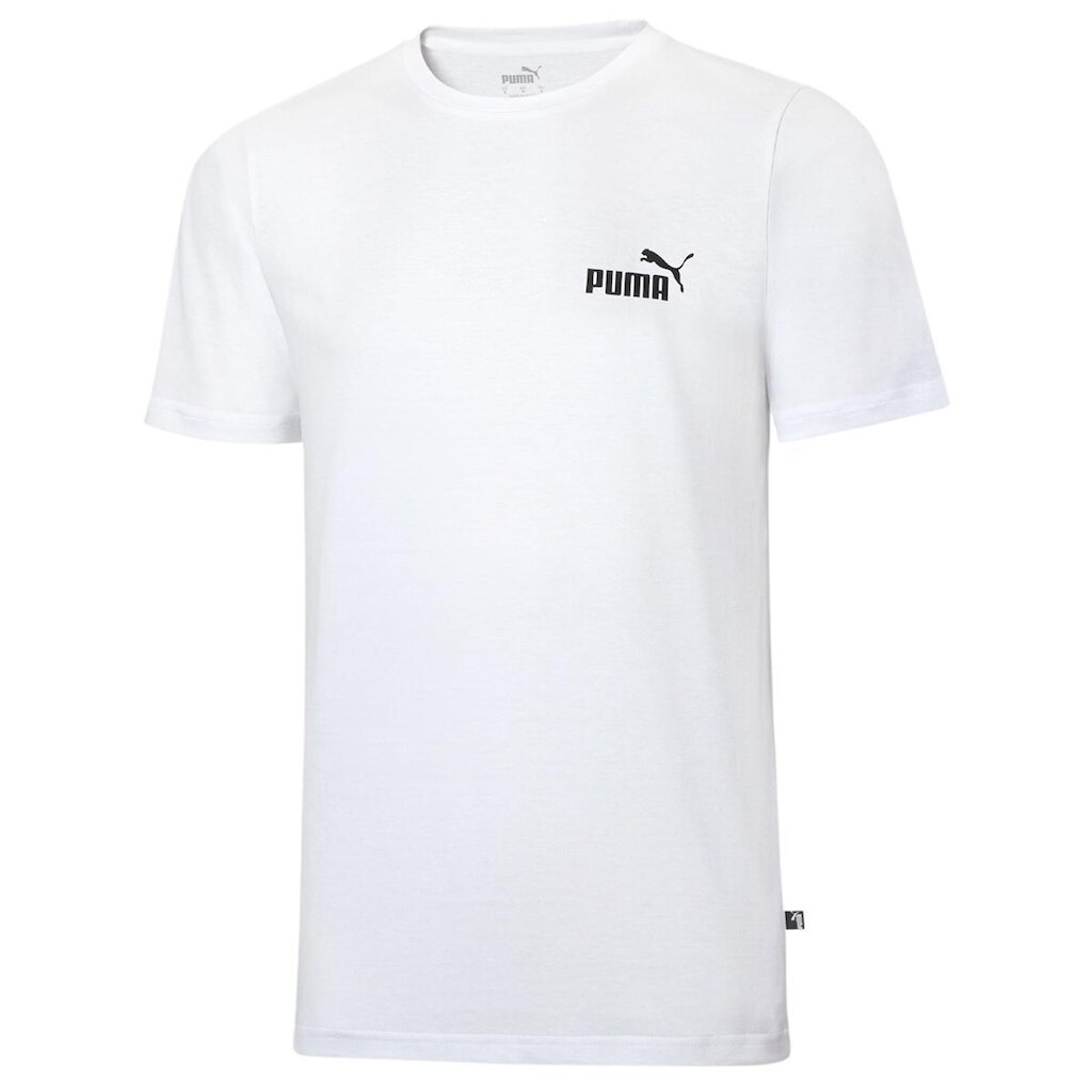 Camiseta Puma Essentials Small Logo Tee Masculina Branca