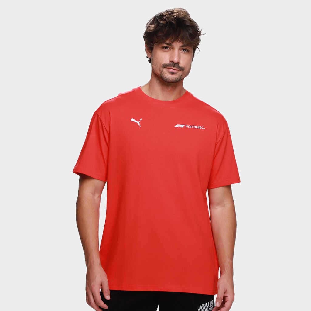 Camiseta Puma F1 Ess+ Graphic  -Relaxed Masculino