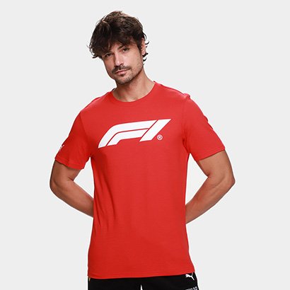 Camiseta Puma F1 Ess Logo Masculino - Masculino