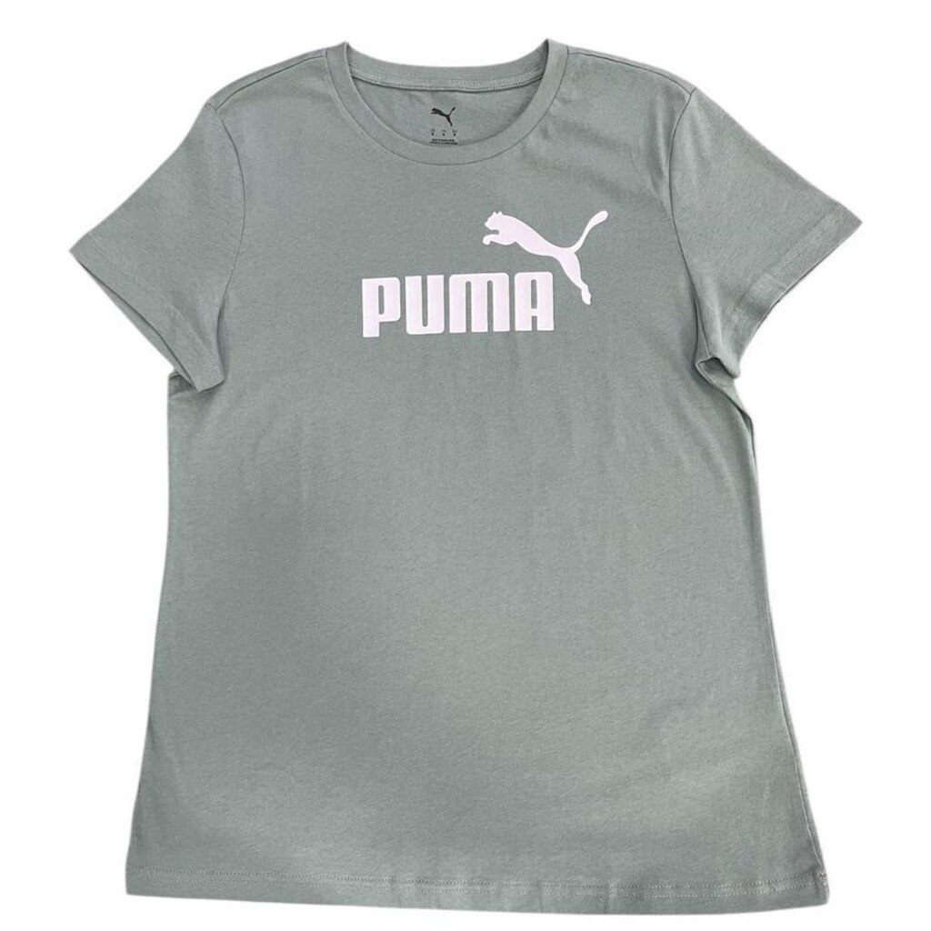Camiseta Puma Feminina logo tee green moon