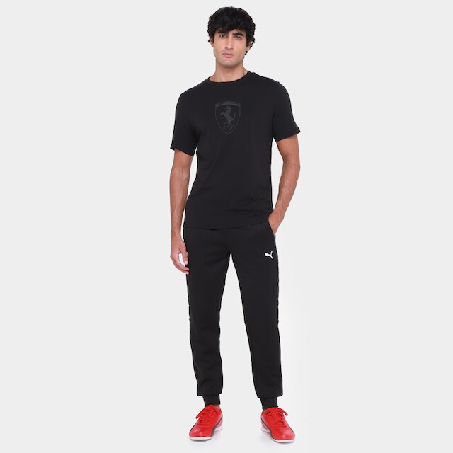 Camiseta Puma Ferrari Race Big Shield Tonal Masculina
