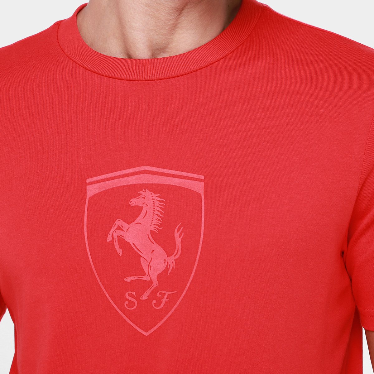 Camiseta Puma Ferrari Race Big Shield Tonal Masculina - 2