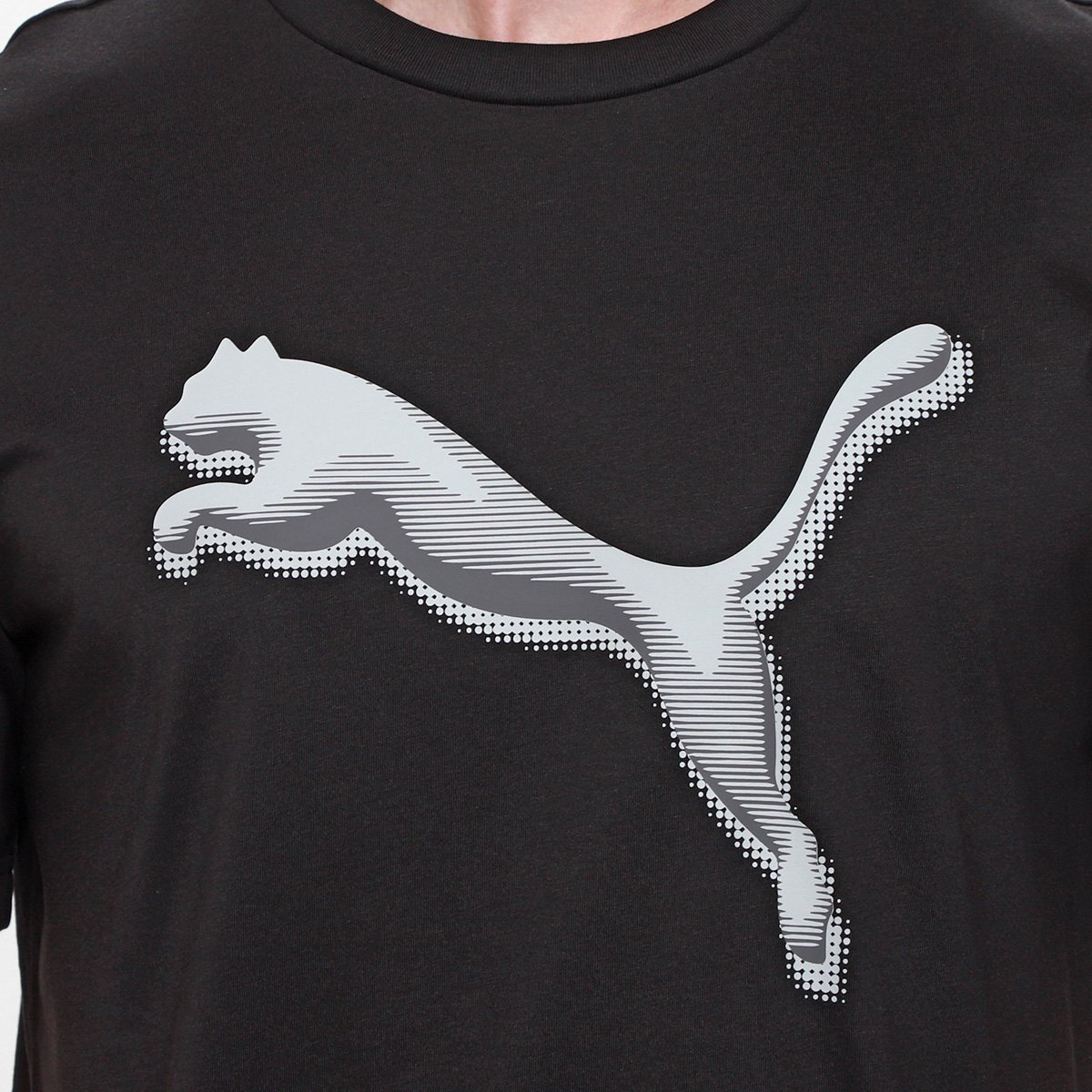 Camiseta Puma Graphic Cat Logo Masculina - 2
