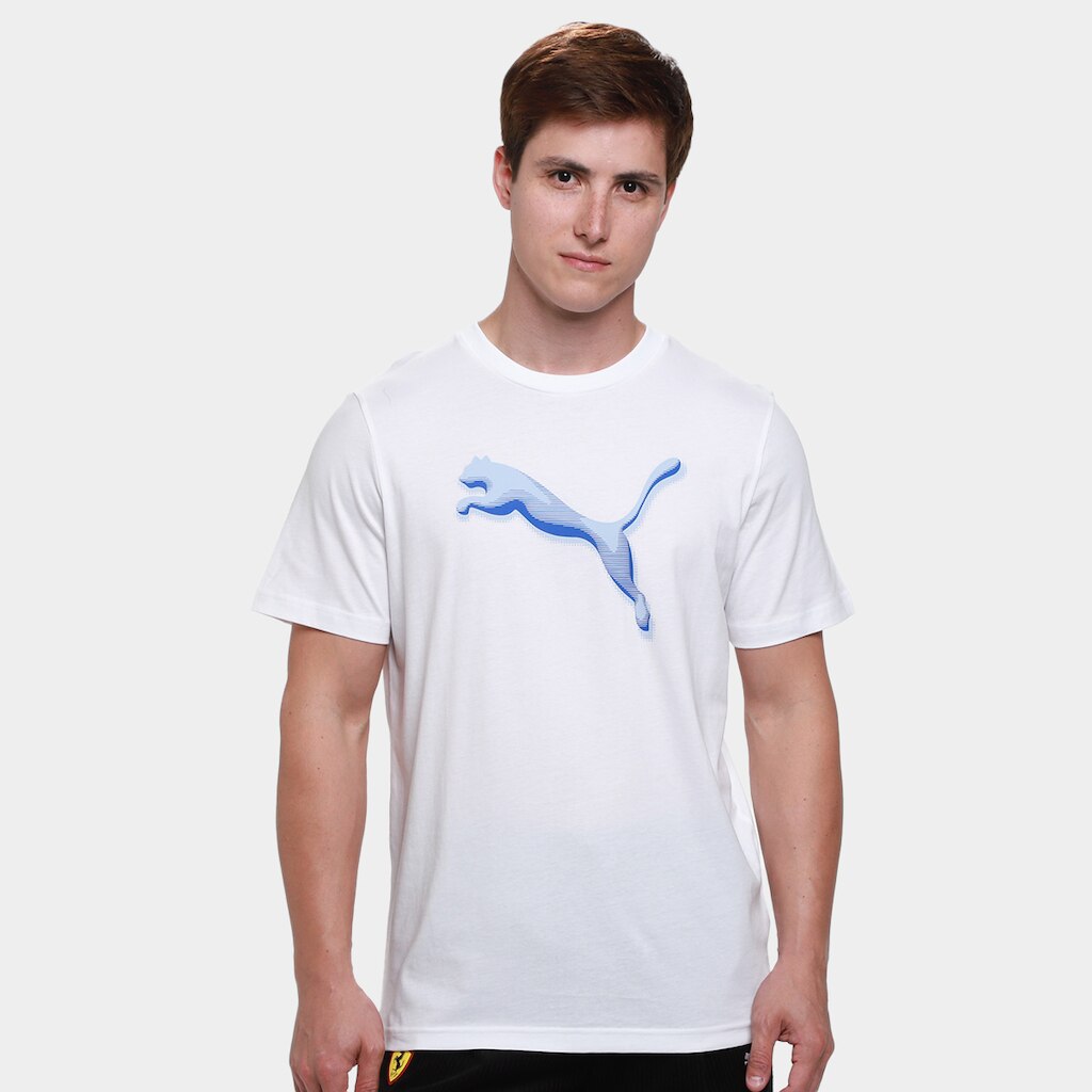 Camiseta Puma Graphic Cat Logo Masculina