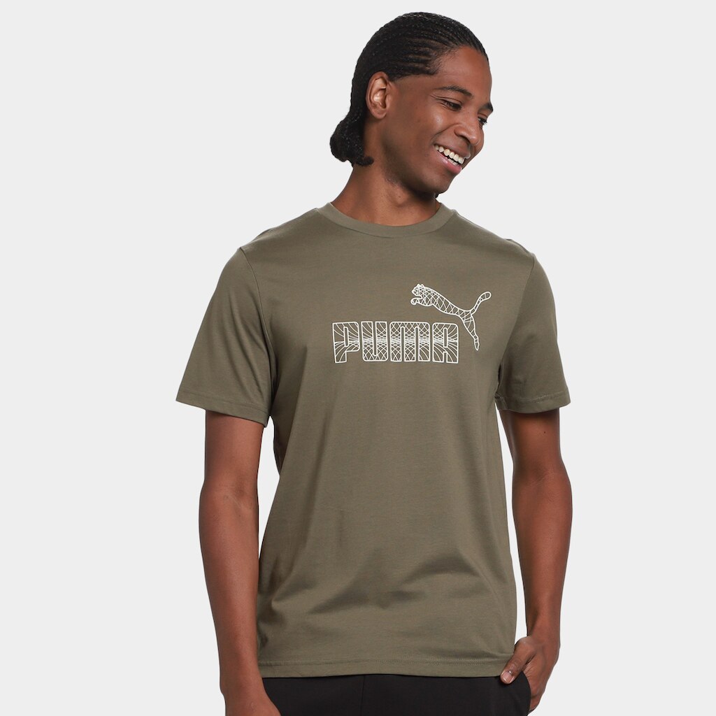 Camiseta Puma Graphic No.1 Masculina