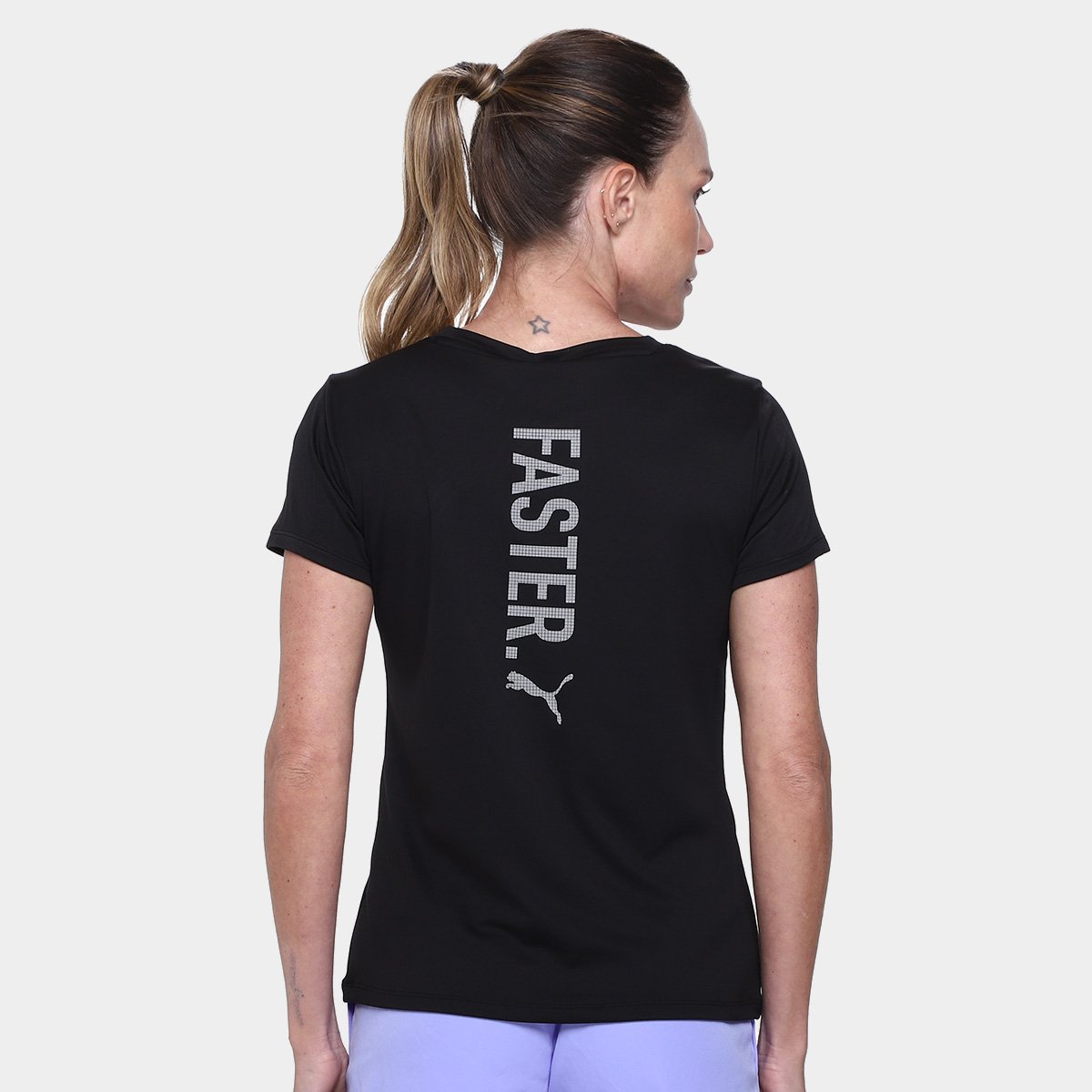 Camiseta Puma Graphics Run Forever Faster W Feminina - 1