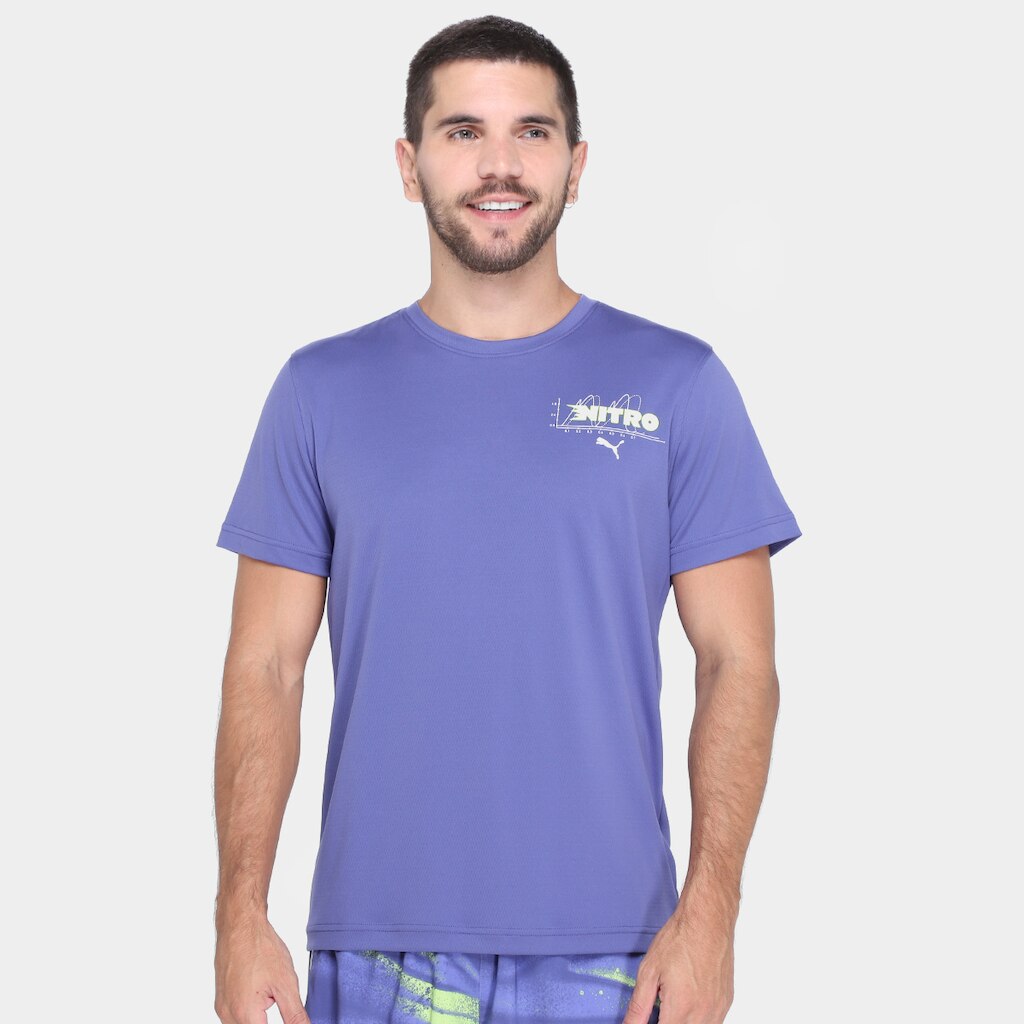 Camiseta Puma Graphics Running Nitro Masculina