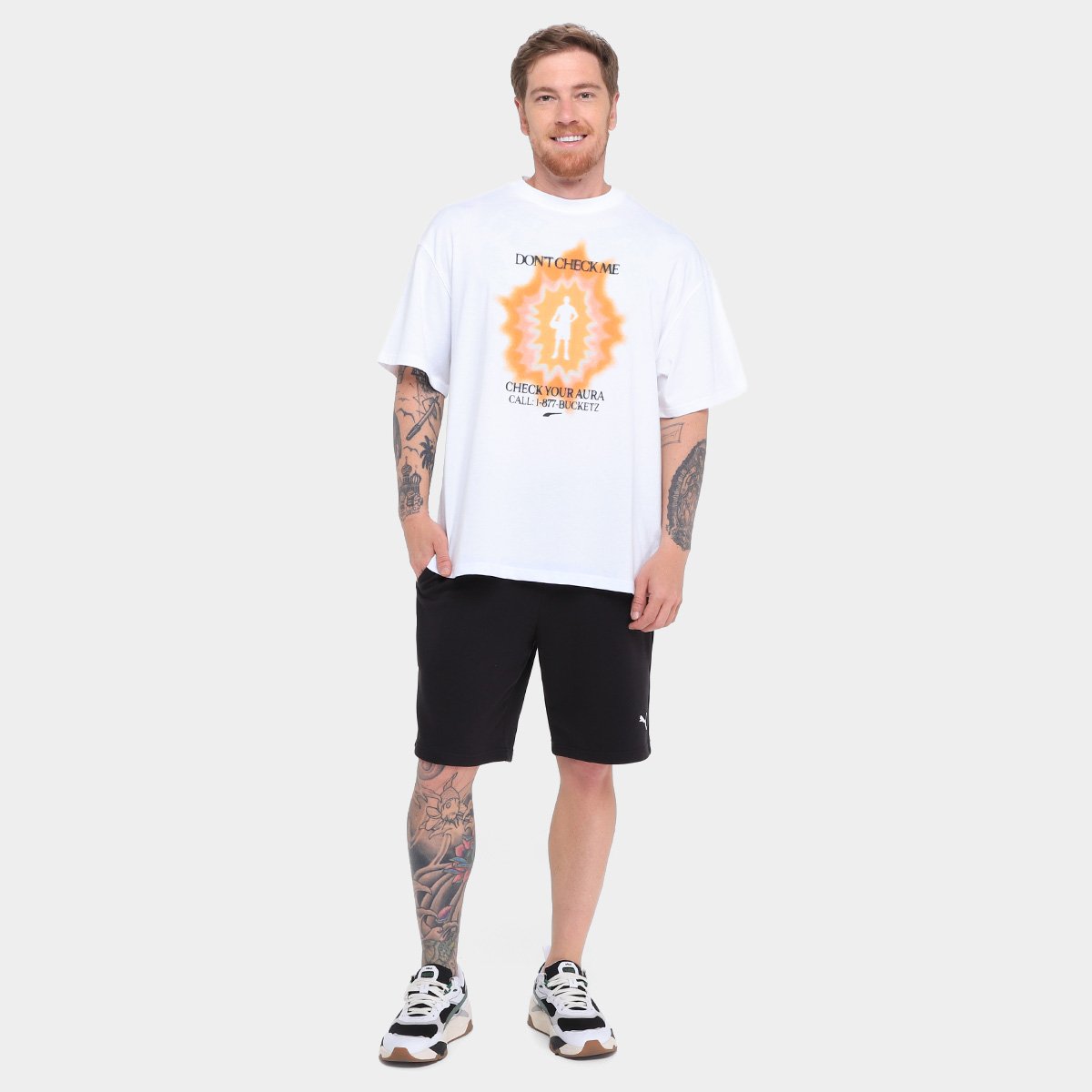 Camiseta Puma Hoop Oversized - 7
