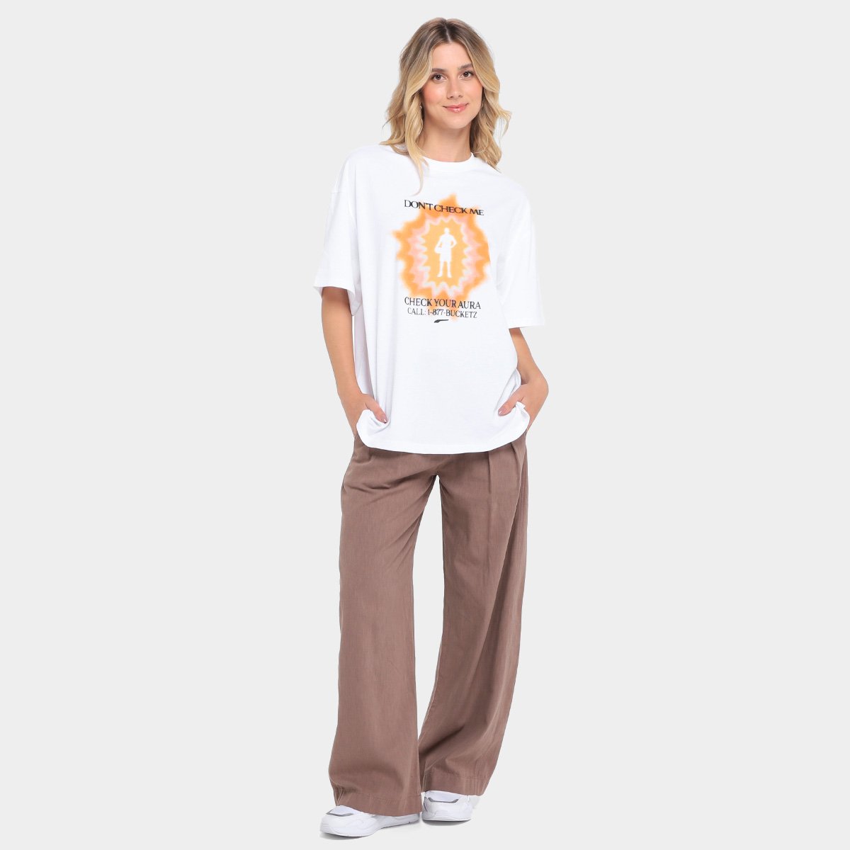 Camiseta Puma Hoop Oversized - 8