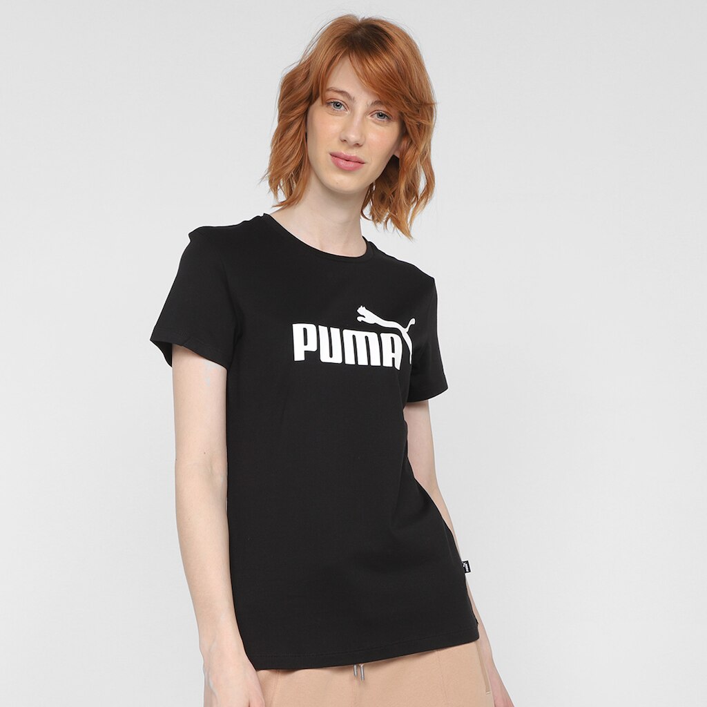 Camiseta Puma Logo Feminina