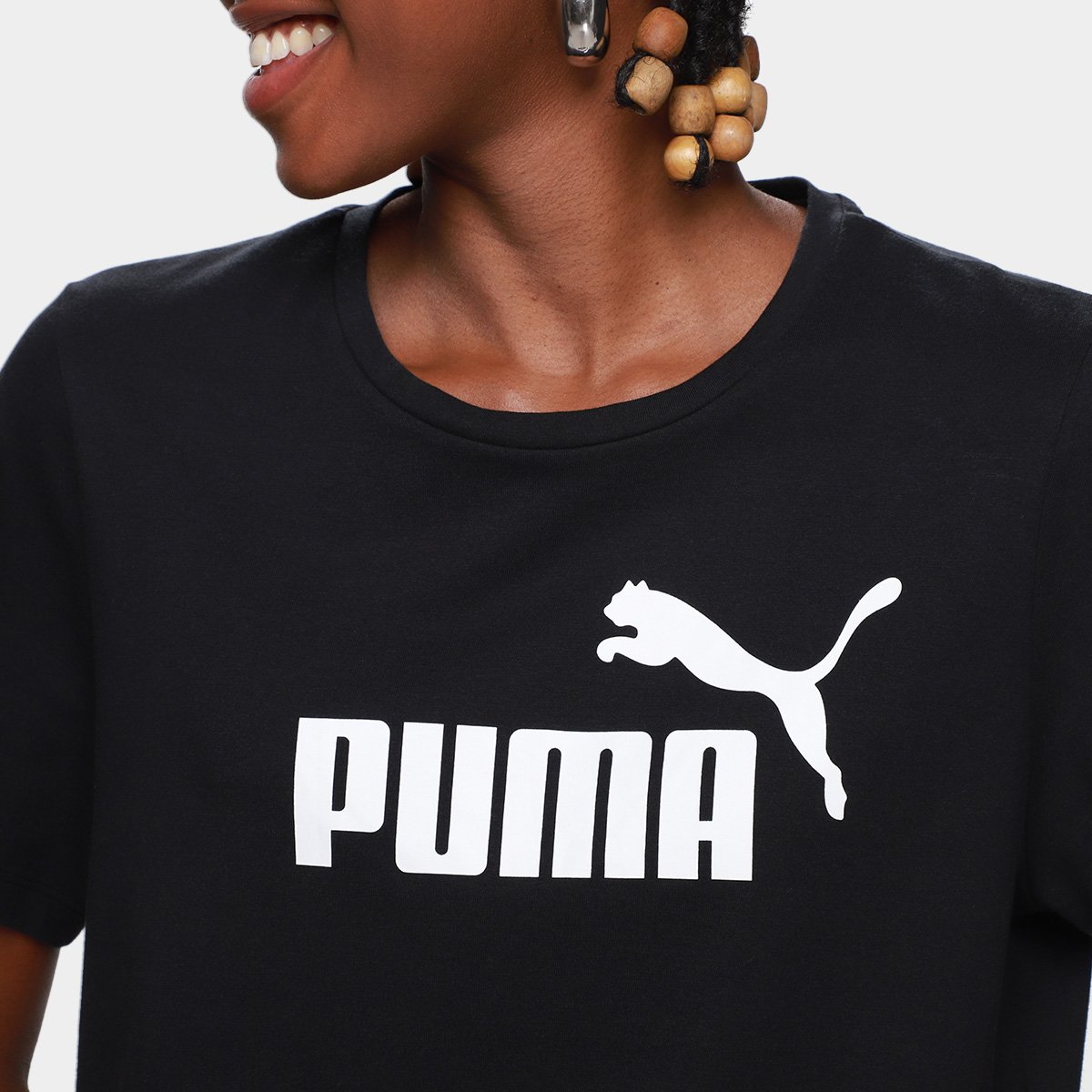 Camiseta Puma Logo Feminino - 2