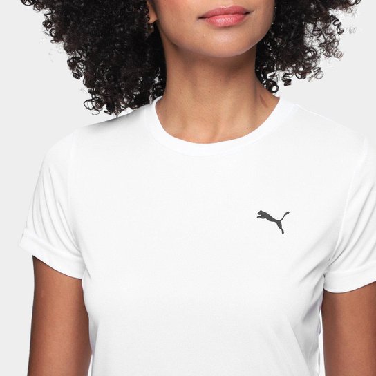 Camiseta Puma Logo Poly Feminina