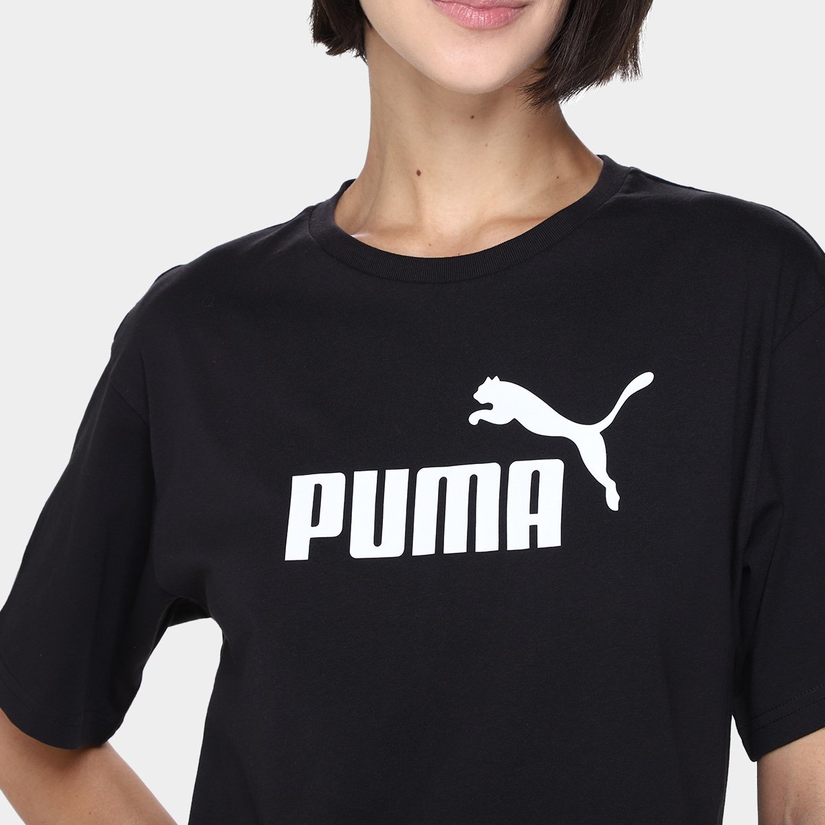Camiseta Puma Logo Relaxed Feminina - 2