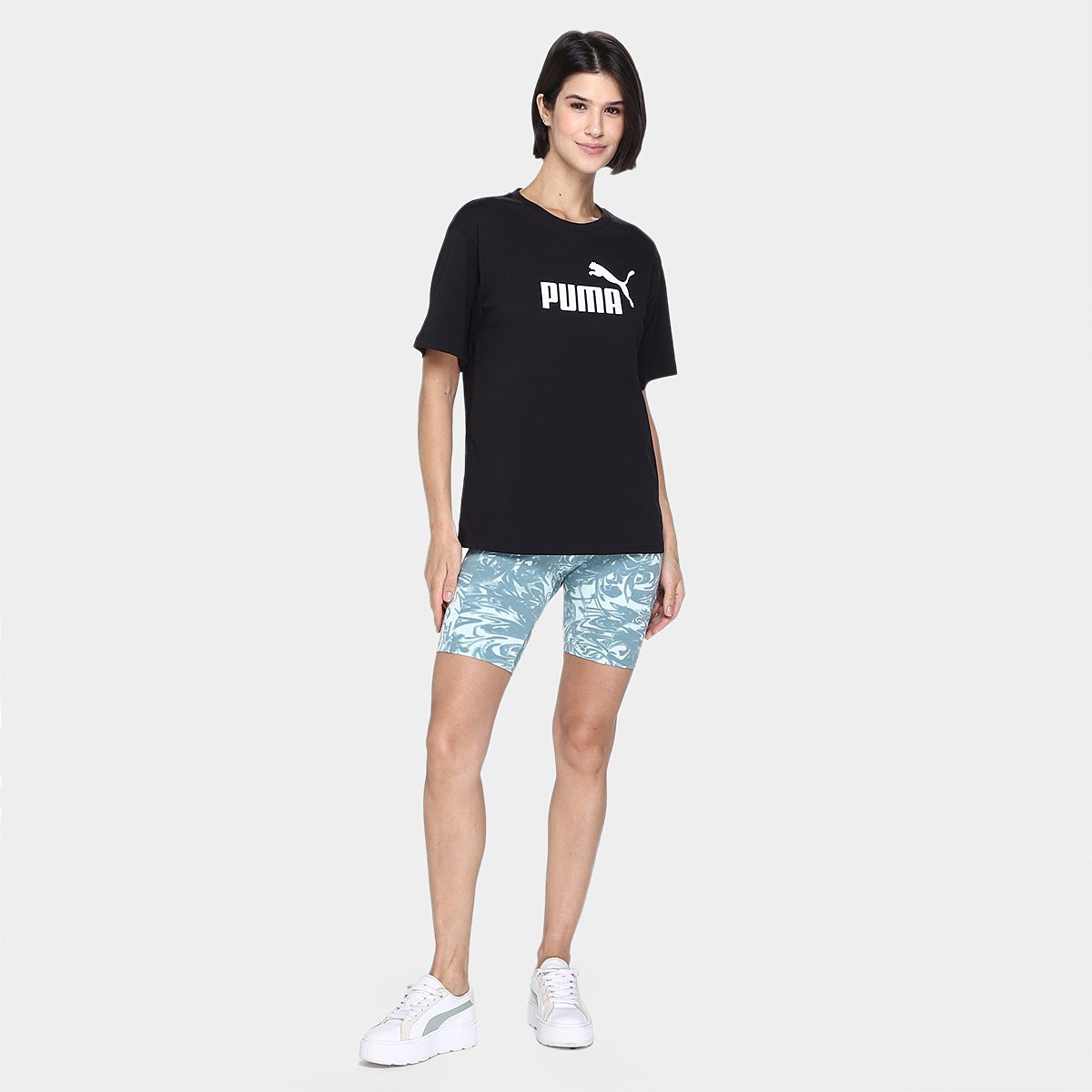 Camiseta Puma Logo Relaxed Feminina - 3