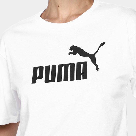 Camiseta Puma Logo Relaxed Feminina