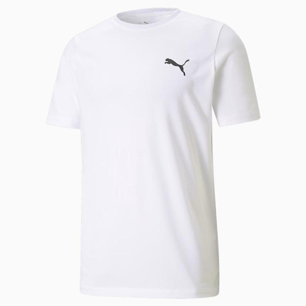 Camiseta Puma Masculina Small Logo Poly Tee DryCELL Branca