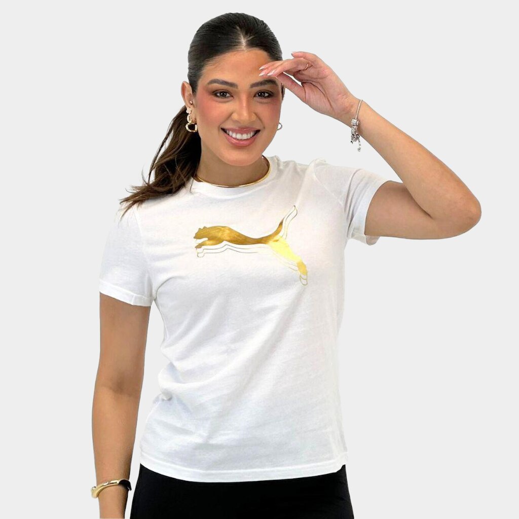 Camiseta Puma Metallic Feminina