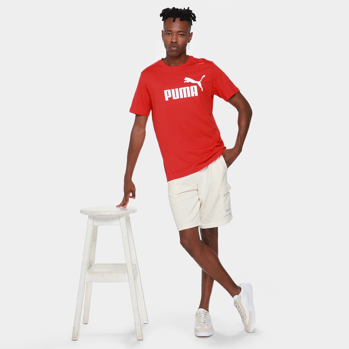 Camiseta Puma No. 1 Logo Masculina - 3