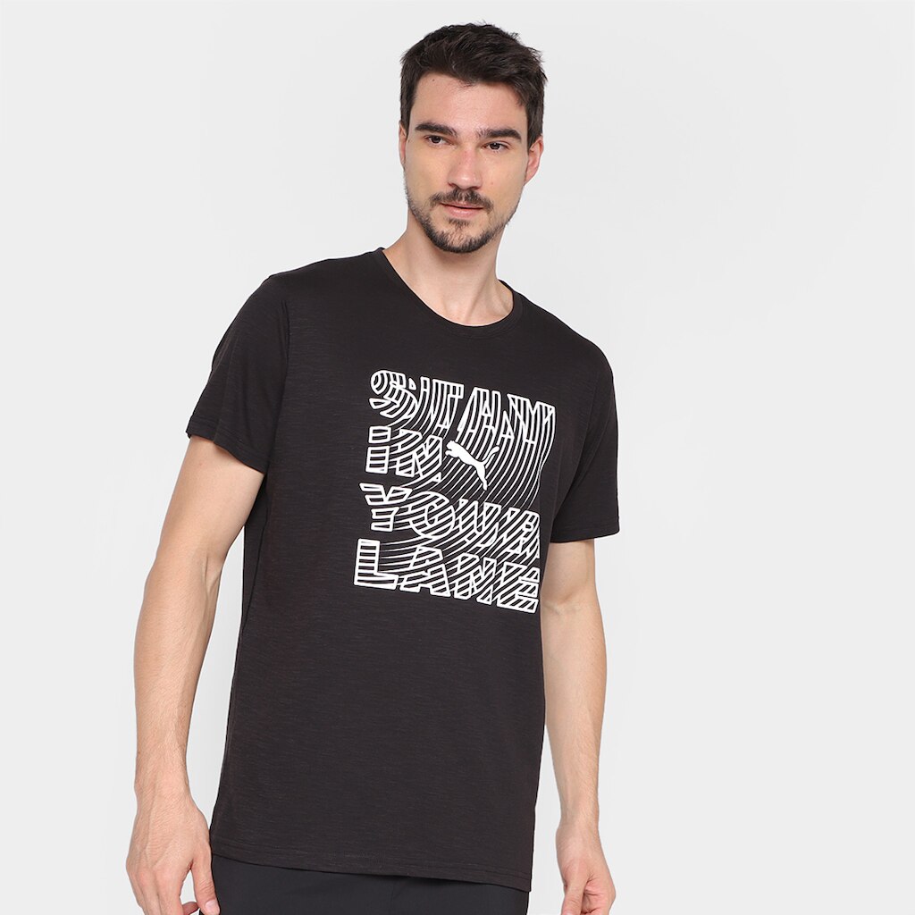 Camiseta Puma Performance Graphic Illustrated Rec Masculina