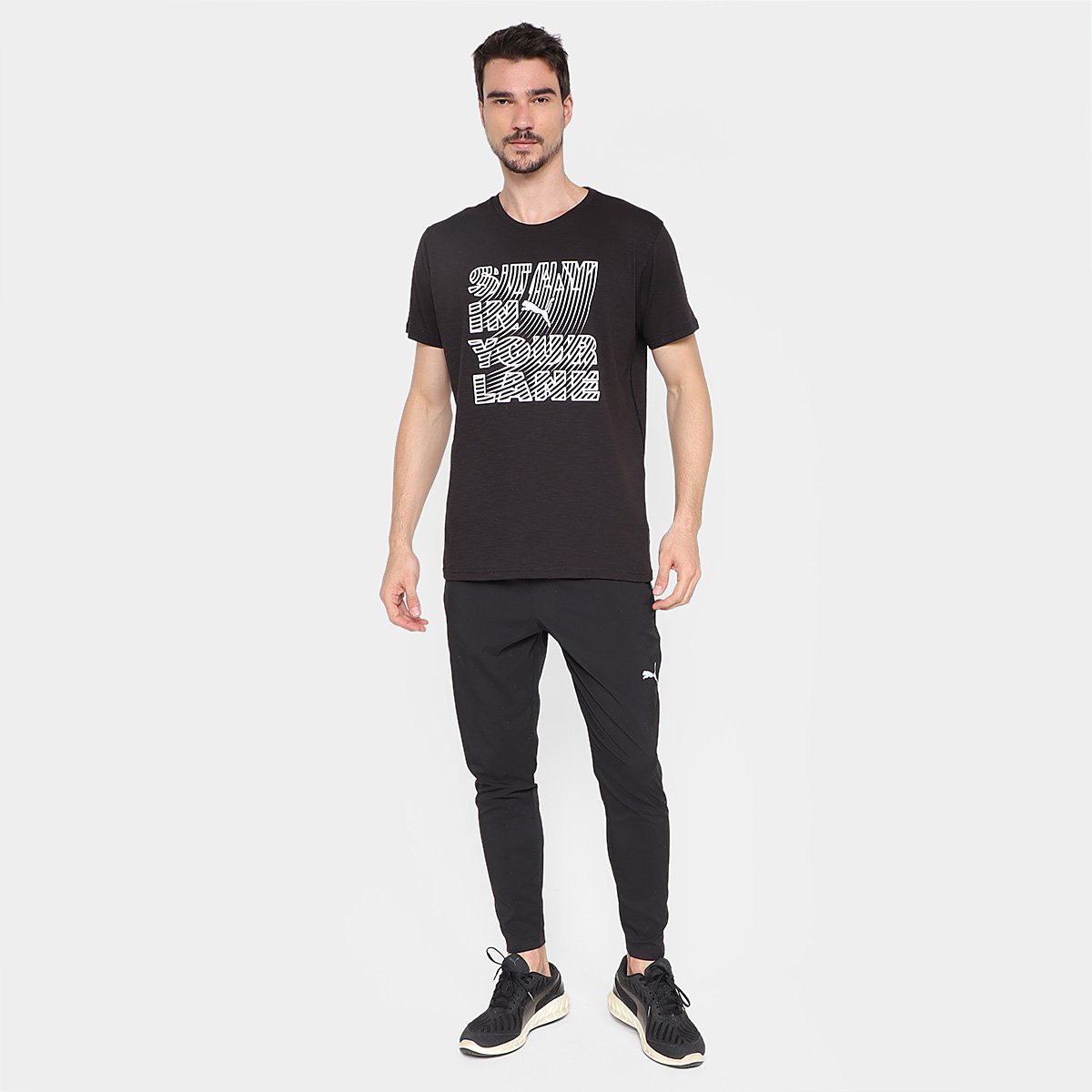 Camiseta Puma Performance Graphic Illustrated Rec Masculina - 3