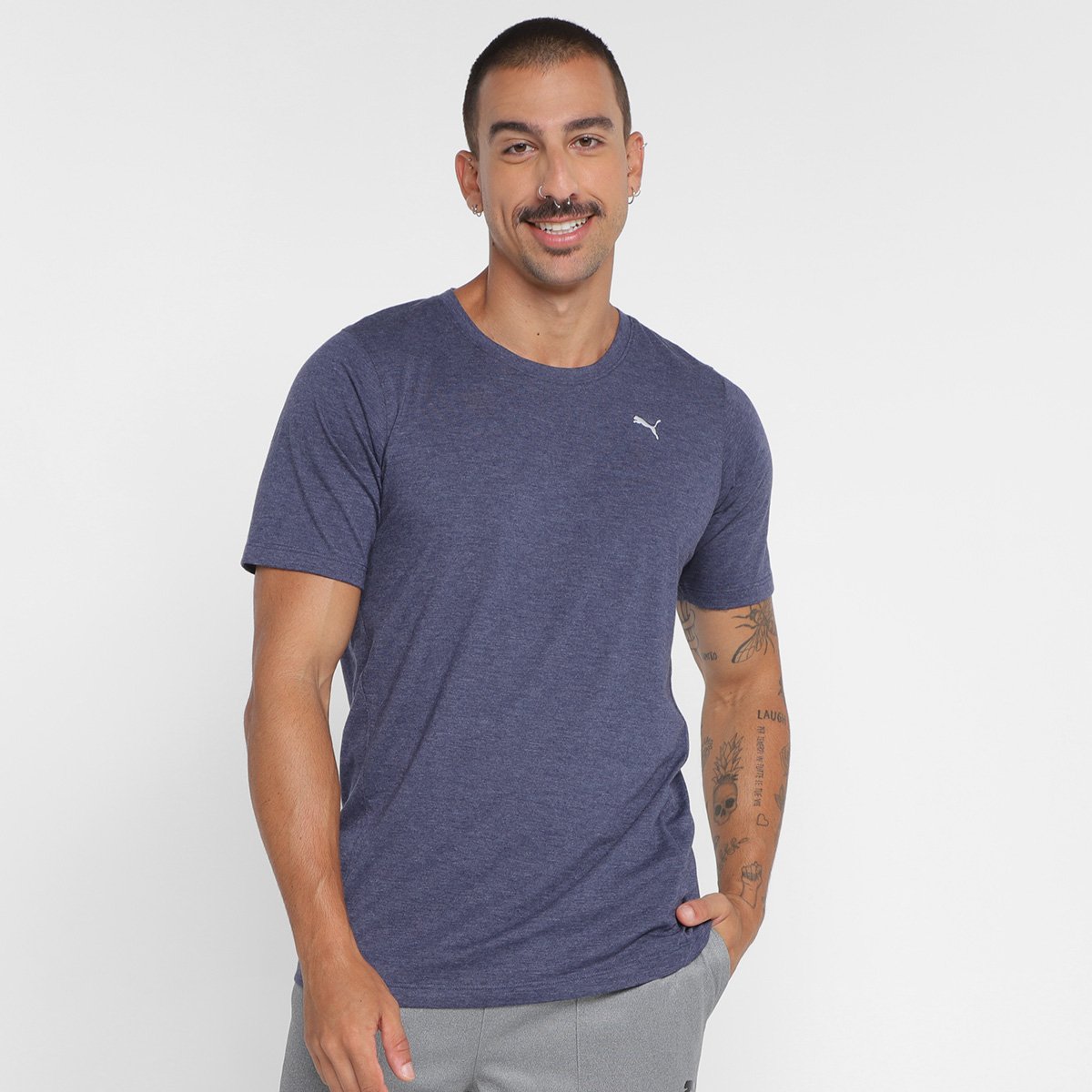 Camiseta Puma Performance Heather 22 Masculina