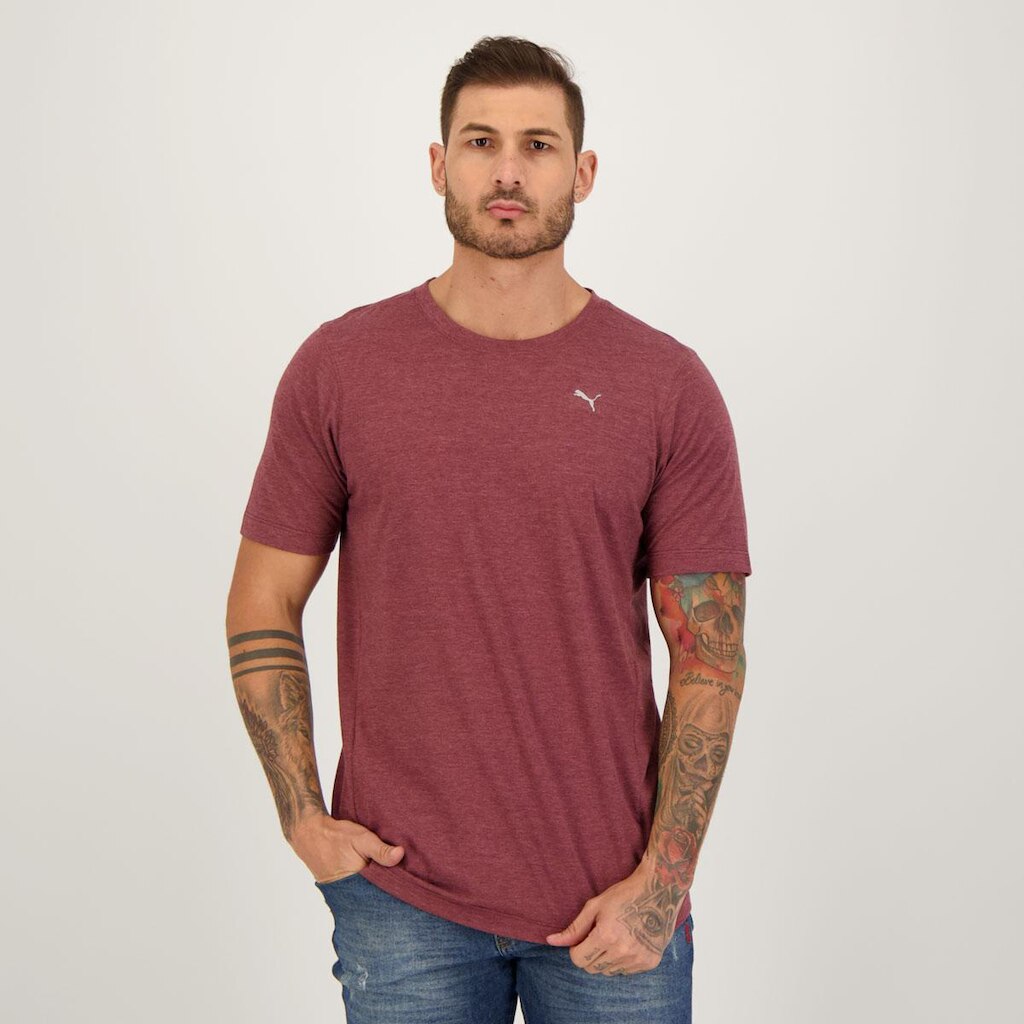 Camiseta Puma Performance Heather 22 Masculina