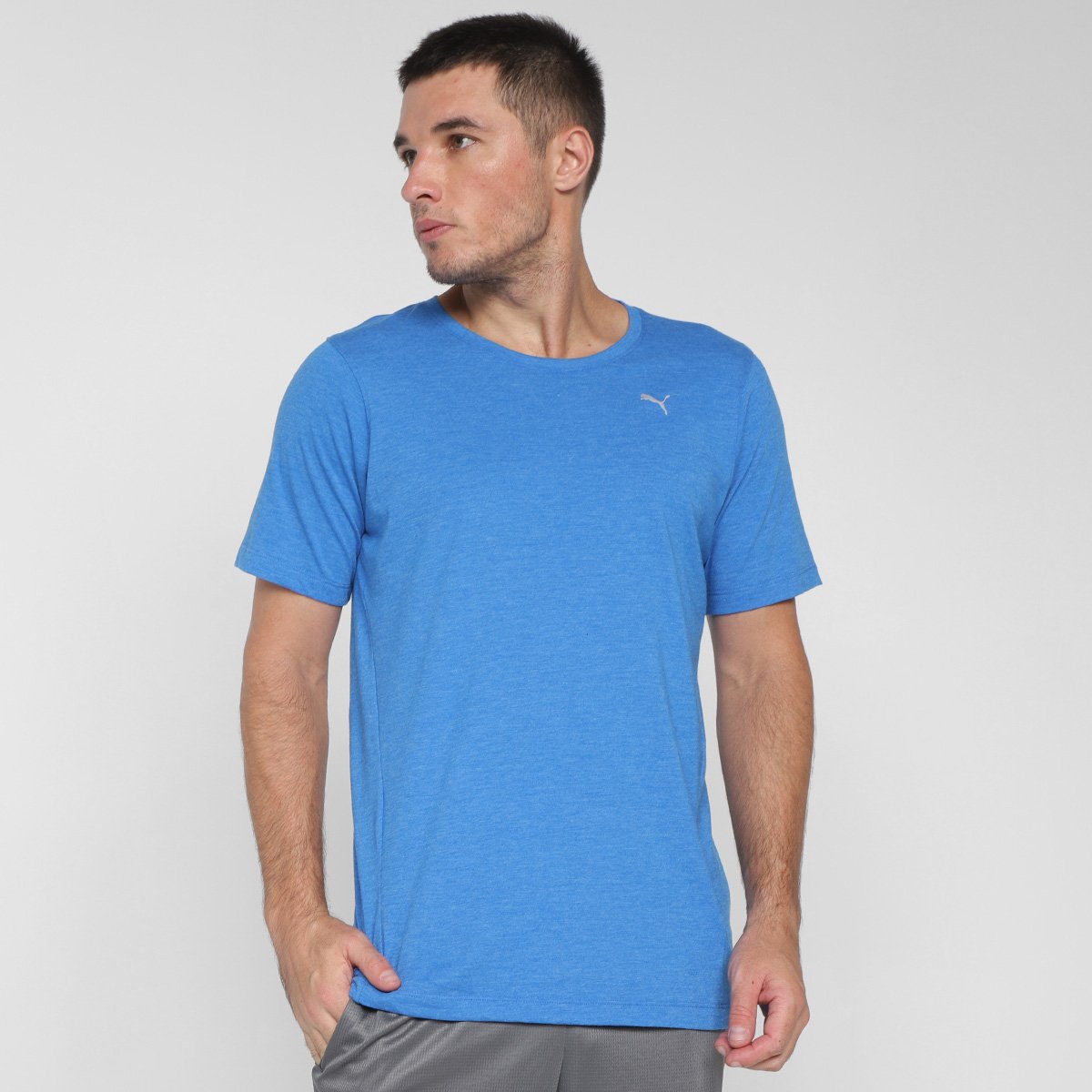 Camiseta Puma Performance Heather Menor preço em Camiseta Puma Performance Heather