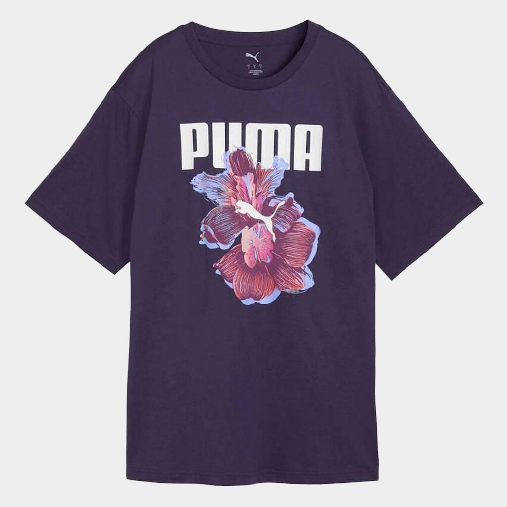 Camiseta Puma Relaxed Flower Feminina