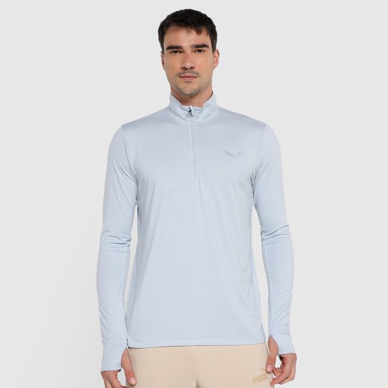 Camiseta Puma Run Favorite 1/4 Zip Manga Longa Masculina - Cinza é ruim? Camiseta Puma Run Favorite 1/4 Zip Manga Longa Masculina - Cinza é boa?
