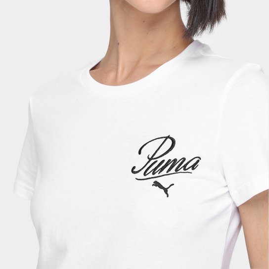 Camiseta Puma Script Feminina