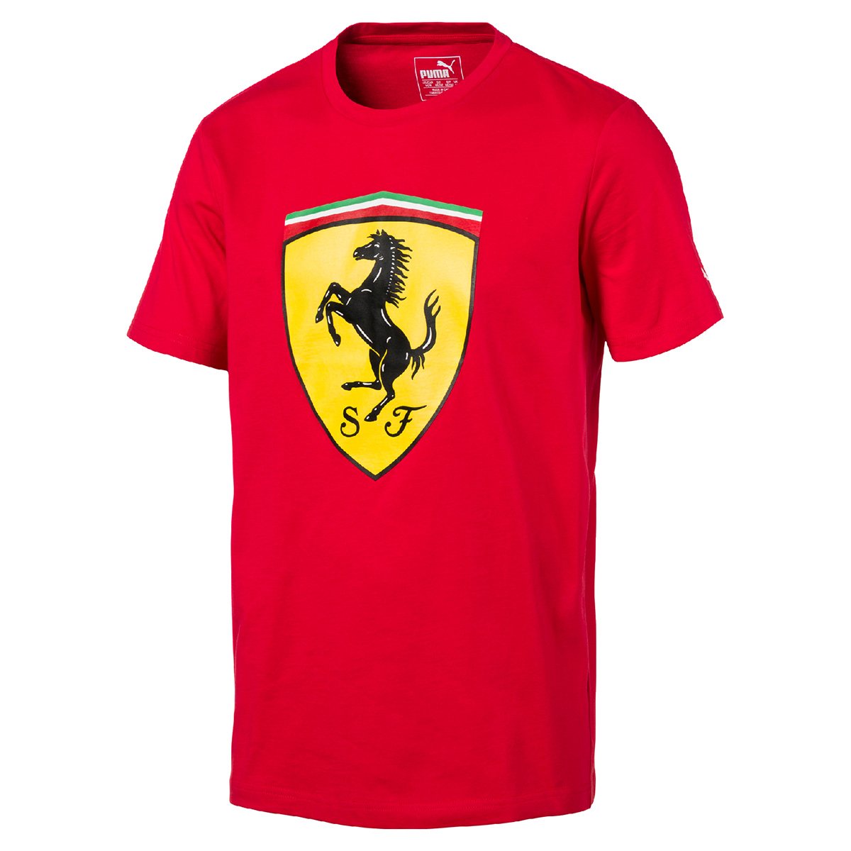 Camiseta Puma Scuderia Ferrari Big Shield Masculina Vermelho Netshoes