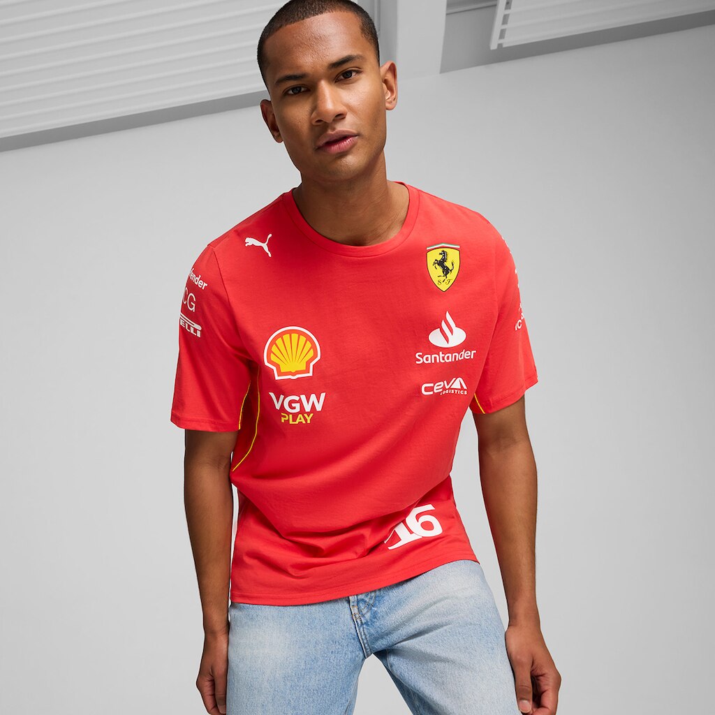 Camiseta Puma Scuderia Ferrari Leclerc Masculina