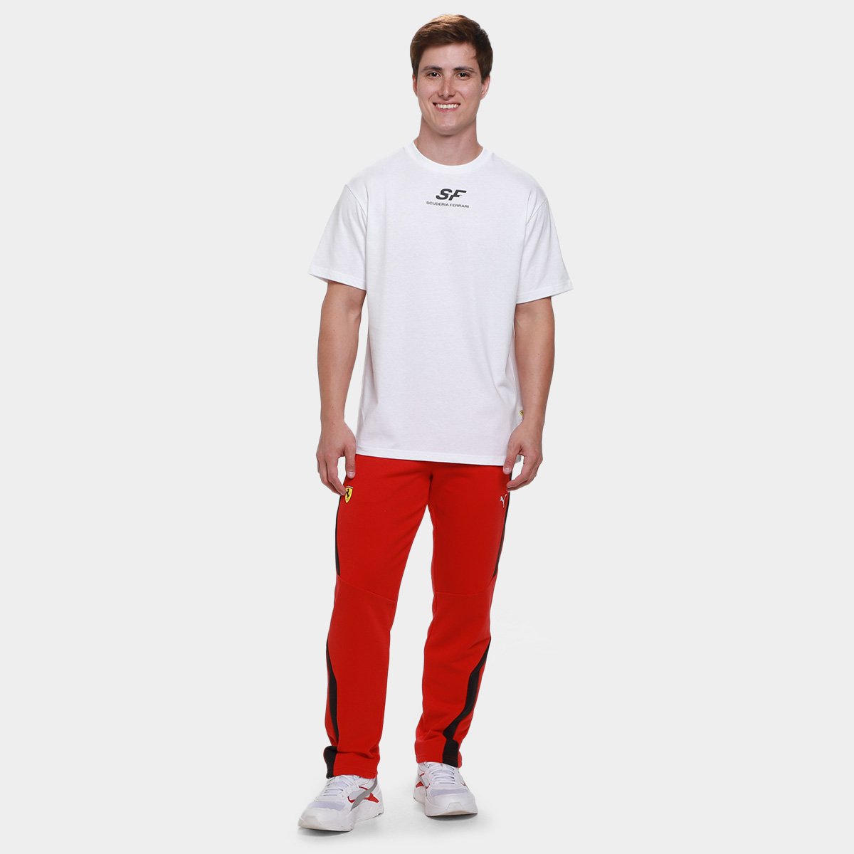 Camiseta Puma Scuderia Ferrari Masculina - 4