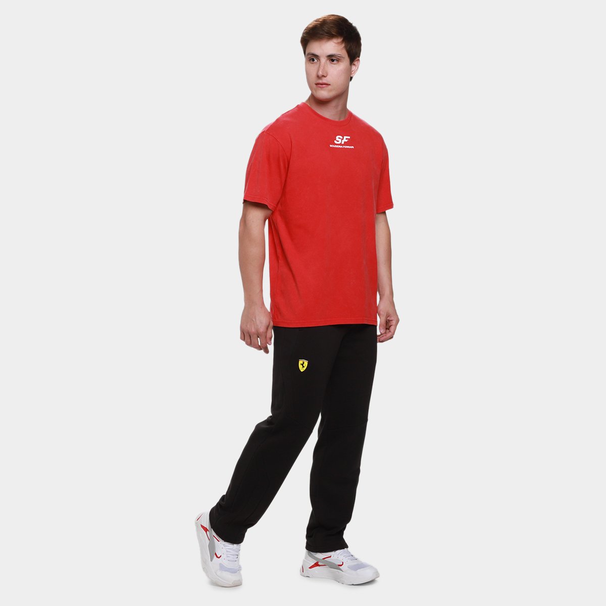 Camiseta Puma Scuderia Ferrari Masculina - 3