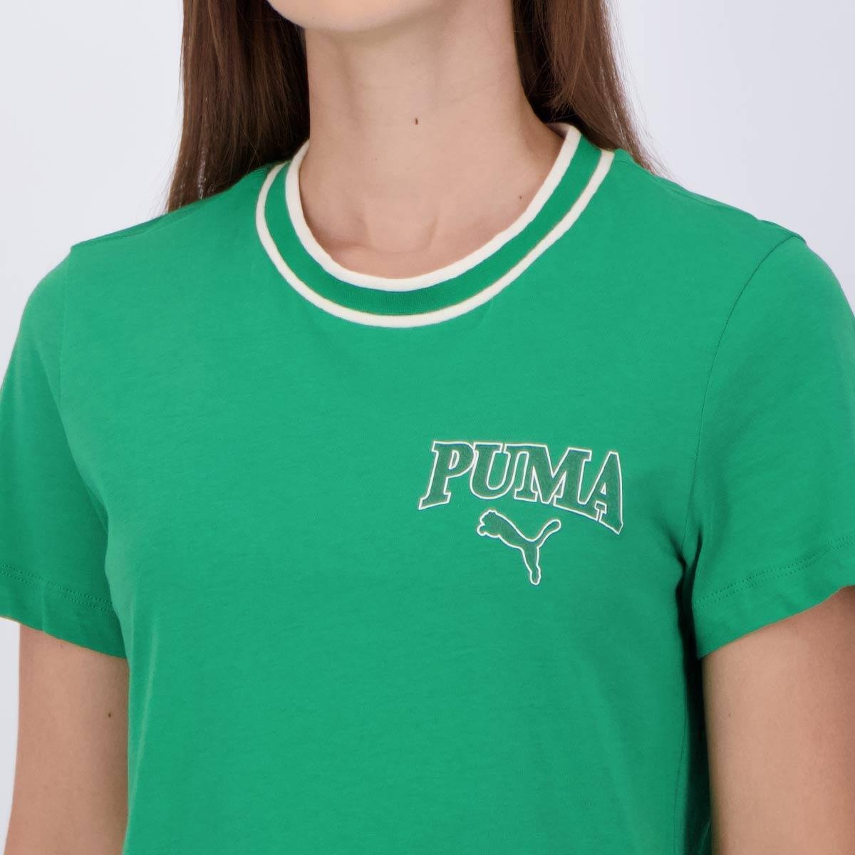 Camiseta Italia Verde Puma Camiseta Puma Squad Hombre Verde