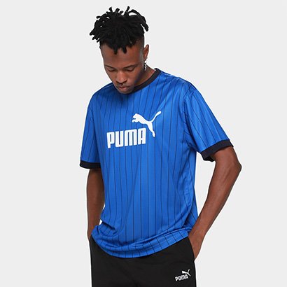 Camiseta Puma Striped Jersey Masculina - Masculino