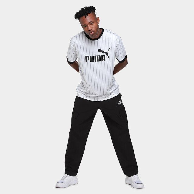 Camiseta Puma Striped Jersey Masculina