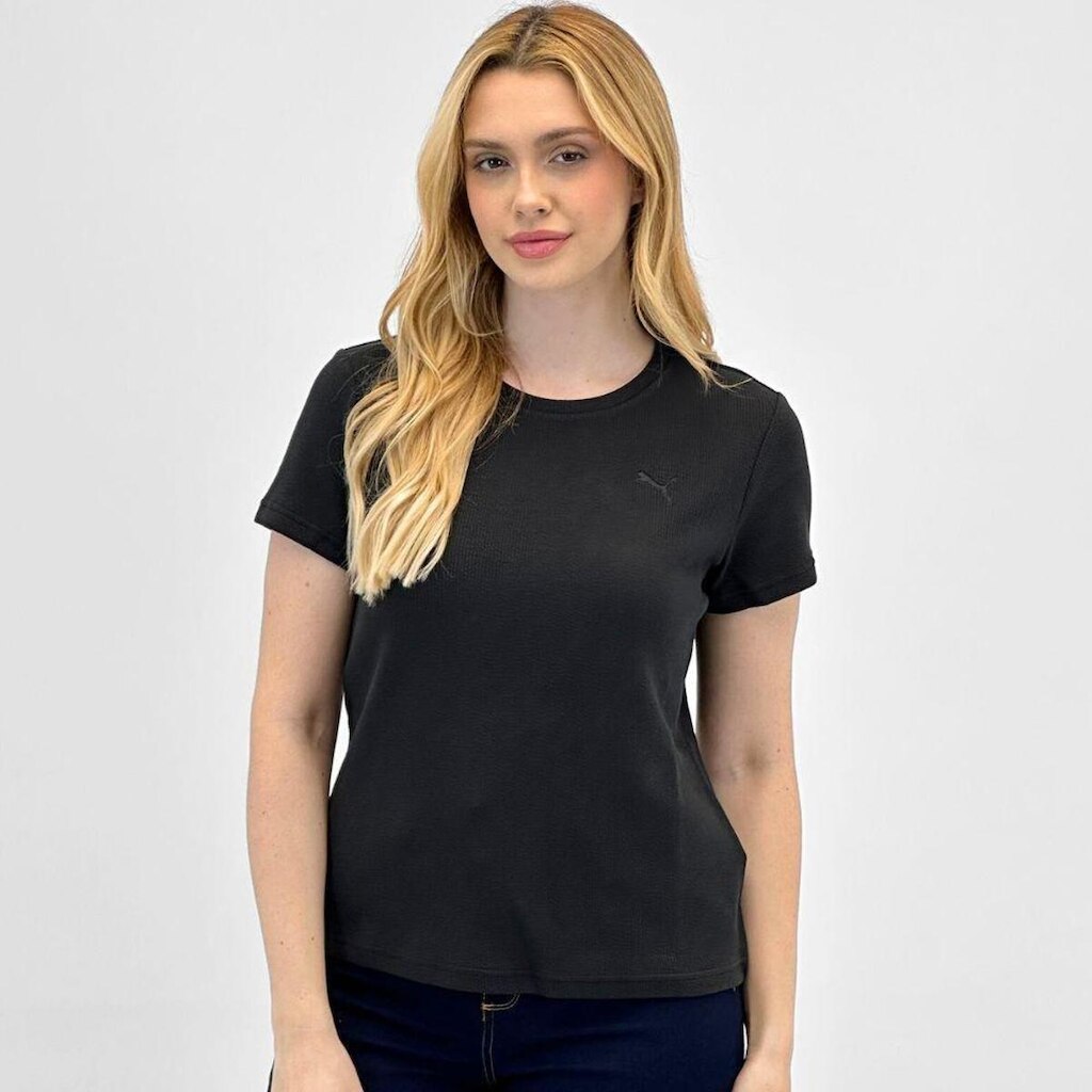 Camiseta Puma T-shirt Her Tee Manga Curta Feminina