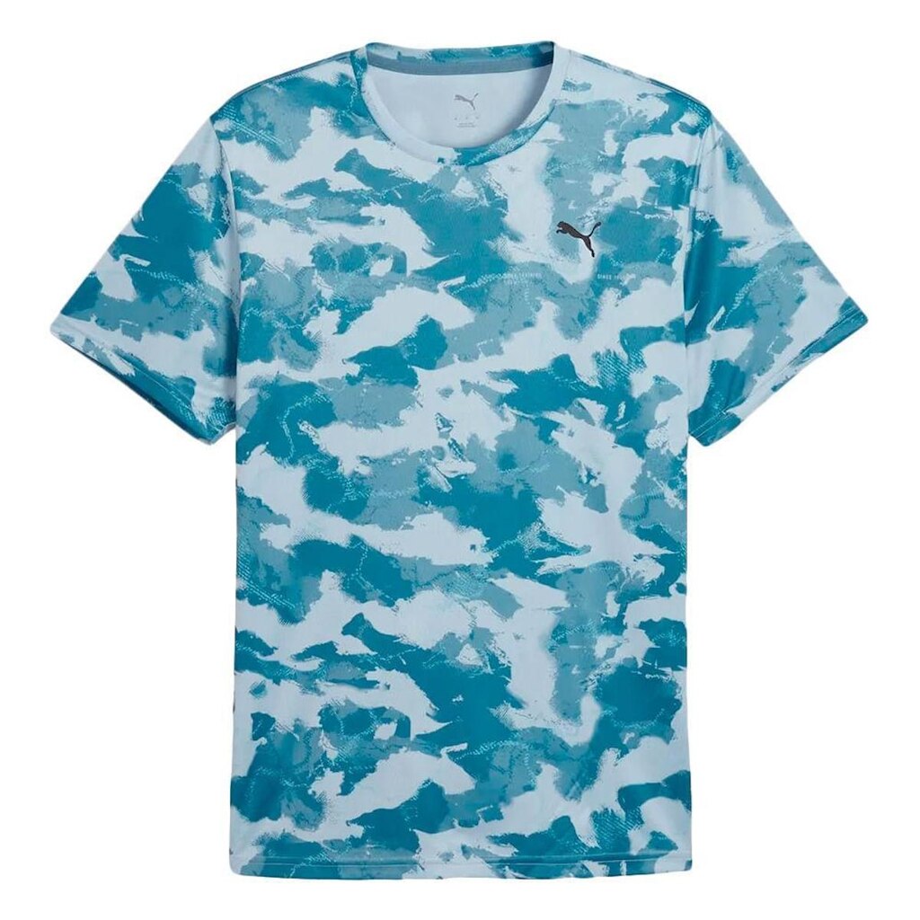 CAMISETA PUMA TAD ESSENTIAL AOP MASCULINO - AZUL G
