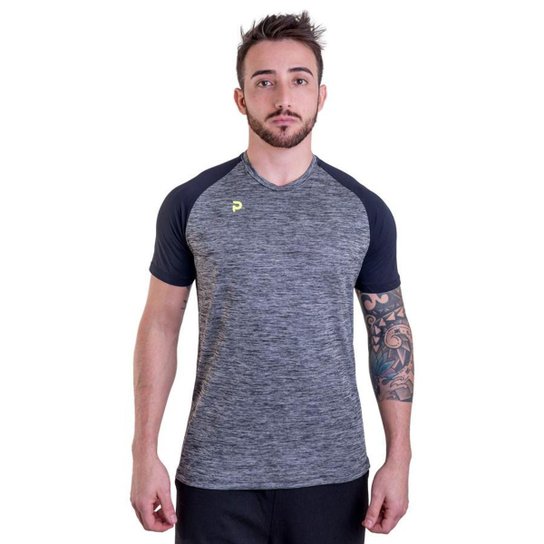 Camiseta Punnto Masculina Manga Raglan Poliamida Plank - Cinza+Preto é ruim? Camiseta Punnto Masculina Manga Raglan Poliamida Plank - Cinza+Preto é boa?