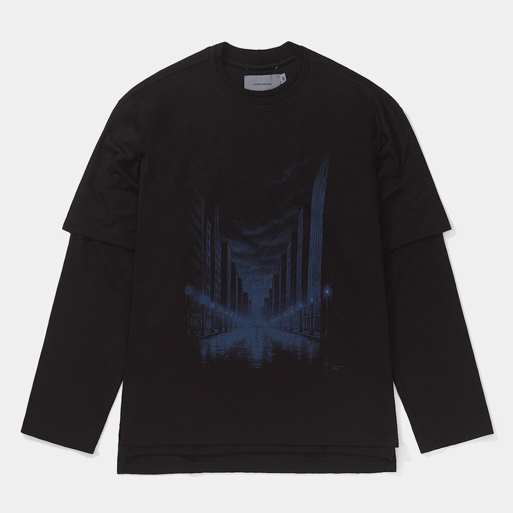 Camiseta Quadro Creations Double Avenue Manga Longa
