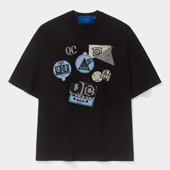 Camiseta Quadro Creations Stamps Boxy