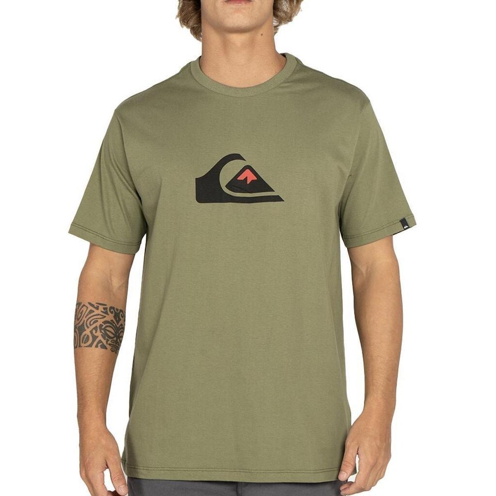 Camiseta Quiksilver Comp Logo Plus Size WT25